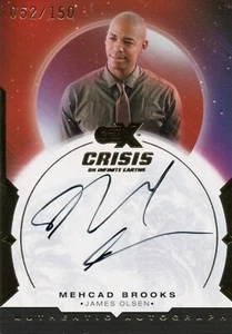 Tarjeta de autógrafo CZX DC Crisis en Tierras Infinitas, Mehcad Brooks MB-JO #52/150 - Imagen 1 de 2