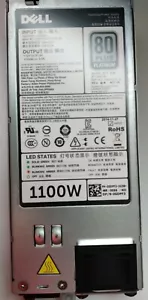 0GDPF3 - Dell - 1100 Watt Power Supply for PowerEdge R520/R720/R720XD - Photo 1/2