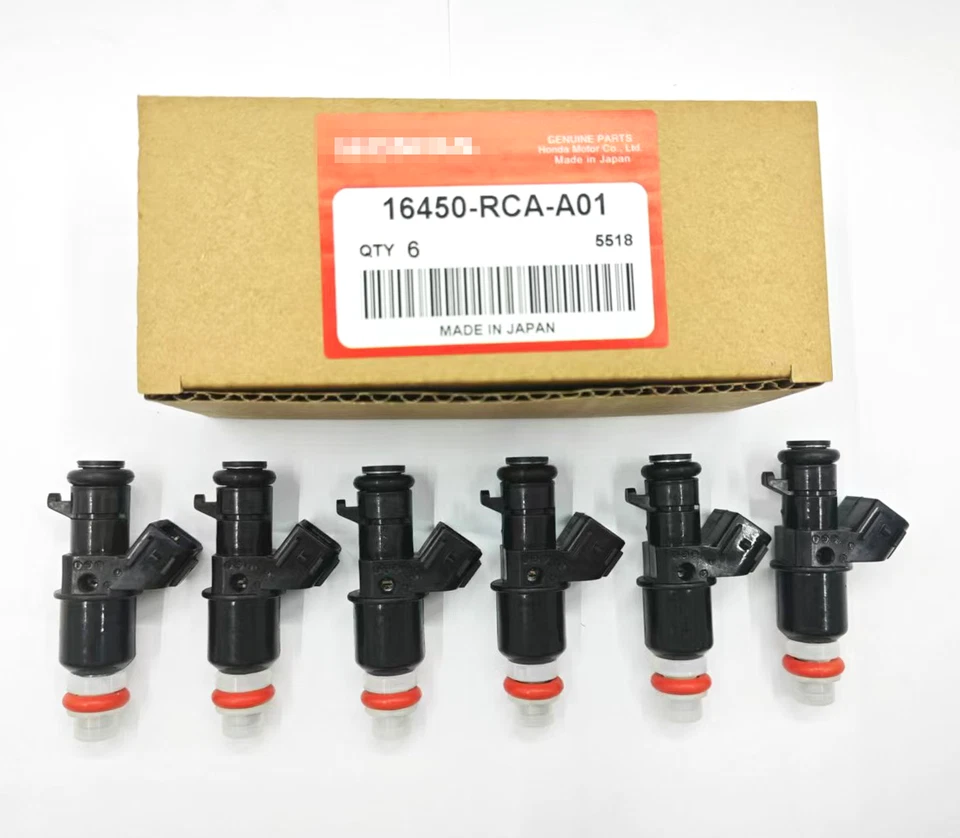 NEW 6PCS FUEL INJECTORS OEM FOR HONDA 3.0L 3.2L 3.5L ACURA MDX TL Accord Pilot - Image 1 of 4