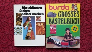 Vintage 2 Original Bastel Bücher (1x Burda) aus den 70er - Bild 1 von 1