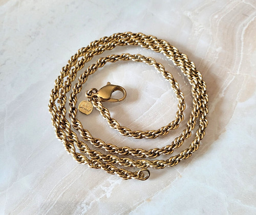 DIOR Collana vintage con manico e grande