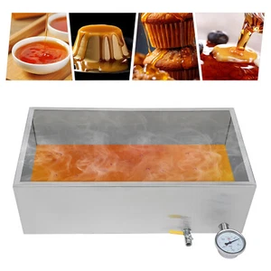 Stainless Steel Maple Syrup Evaporator Pan w Valve and Thermometer Boiling Pan - Picture 1 of 15