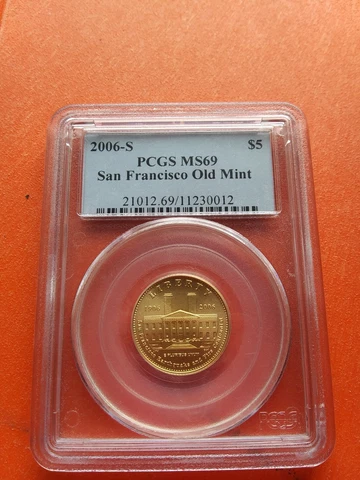 2006-S G$5 San Francisco Old Mint PCGS MS69 Cover