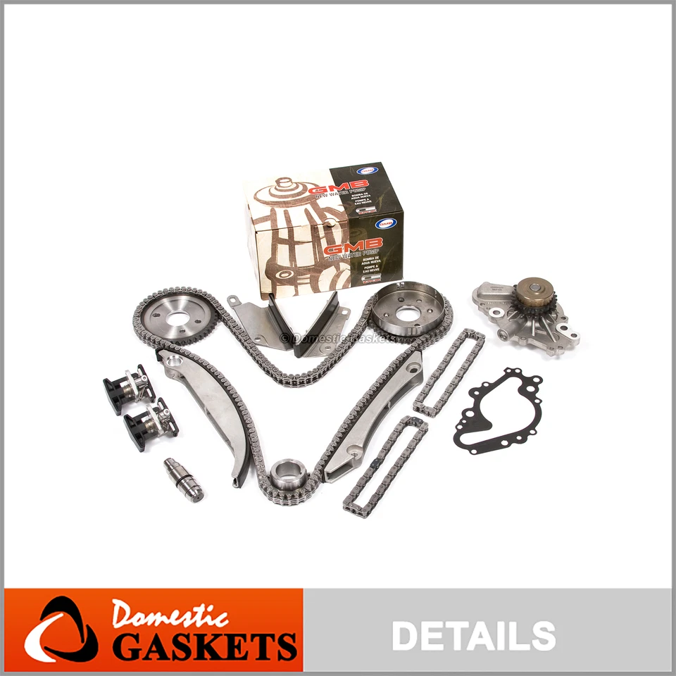 02-06 Chrysler 300 Dodge Intrepid 2.7L Cadena de distribución GMB Bomba de agua Kit tensor Foto 1 de 4