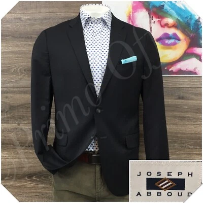 JOSEPH ABBOUD Hombres Blazer Abrigo Deportivo Chaqueta Informal Talla 42R Calce Ajustado Traje de Lana Foto 1 de 4