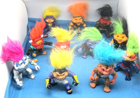 Hasbro BATTLE TROLLS Vintage Action Figure Lot of 11 All Different Cover