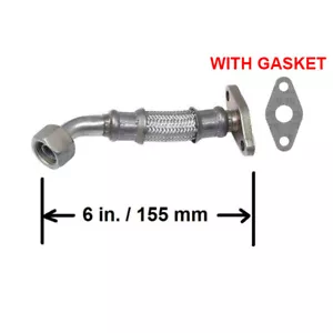 OIL LINE RETURN TURBO Diesel Jetta Golf Beetle TDI 1.9 Turbo Oil Line 6 inches - Picture 1 of 2