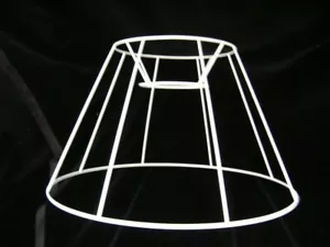 STRAIGHT EMPIRE WIRE LAMPSHADE FRAME 18" BASE - Picture 1 of 1