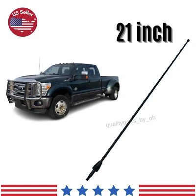 Radio de repuesto de 21 pulgadas antena Am/Fm negra para Ford F450 Super Duty 1999-2016 Foto 1 de 2
