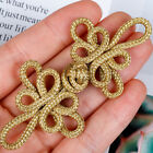  6 paires de boutons design nœud chinois attaches à coudre pour artisanat Miss Coat Grace