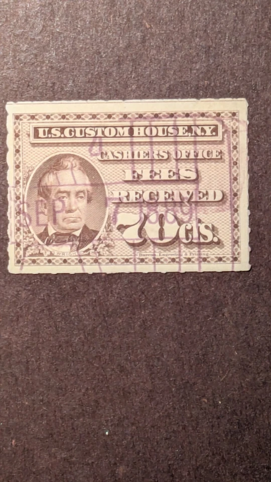 U.S. Revenue Stamp #RL6 very fine used - Image 1 of 1