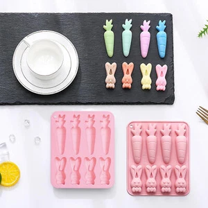 Easter Bunny Egg Chocolate Cookie Biscuit Cake Candy Silicone Baking Mold Mould - Picture 1 of 14