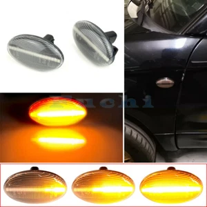 Luz de señalización lateral LED secuencial para Subaru Impreza Wrx Sti 02-07 Liberty Clear - Imagen 1 de 12