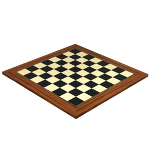 Palisander Chess Board 20 Inch - Picture 1 of 4
