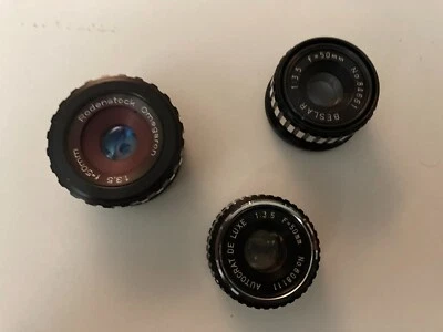 LENTES AMPLIADORAS RODENSTOCK OMEGARON, AUTOCRAT DE LUXE Y BESLAR 50MM. Foto 1 de 4