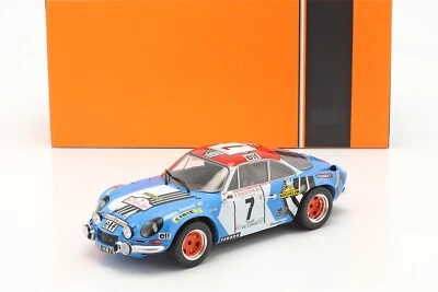 ALPINE RENAULT A110 1800 #7 J-L.Therier 3rd Tour de Corse 1973 - 1/18 - IXO - Изображение 1 из 4