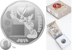 2015 SILVER LOONEY TUNES WHAT'S UP DOC COIN - Bild 1 von 5