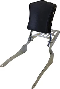 Studded Sissy Bar/Backrest/Luggage Rack - Suzuki Boulevard M109 M109R  - Picture 1 of 10