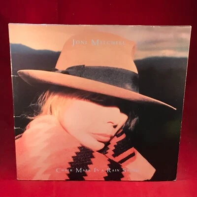 JONI MITCHELL Chalk Mark In A Rain Storm 1988 German vinyl LP My Secret Place - Image 1 of 4