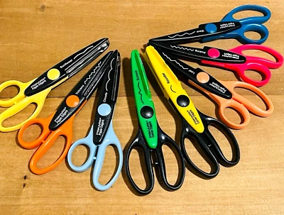 Crafting FISKERS Paper Edgers & Corner - 8 Different Cuts Lot - Image 1 of 4
