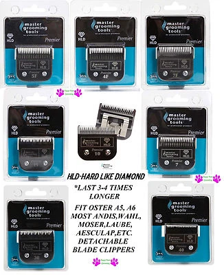 MASTER GROOMING TOOLS HLD(Hard Like Diamond)Pet Grooming BLADE*Fit Oster Golden,Turbo,A6,A5,Andis AGC