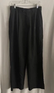 Classic Club Gold Label Dress Pants Boys 20 Black Wool Blend - Picture 1 of 7