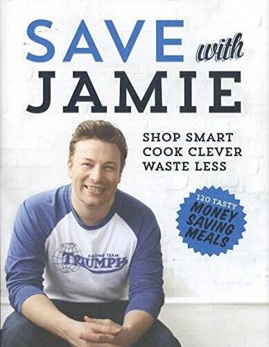 Save with Jamie Shop Smart, Cook Clever, Waste Less - Hardcover - GOOD Foto 1 de 1