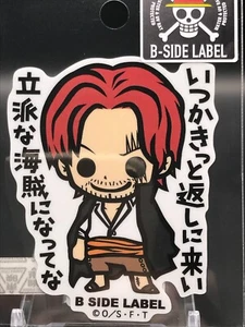 Shanks ONE PIECE B-SIDE LABEL High Quality Stickers cards Japan F/S - Picture 1 of 6