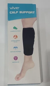 Vive Calf Brace Shin Splint Leg Compression Wrap, Reduces Muscle Swelling etc - Picture 1 of 1