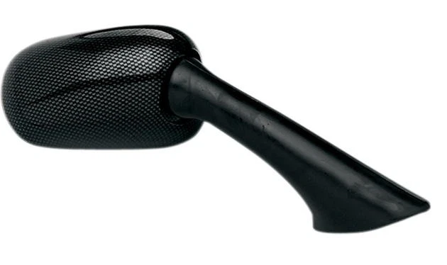 Espejo retrovisor de repuesto Emgo ovalado derecho carbono Honda CBR 600/VFR750/CBR 1000/VFR800 Foto 1 de 1