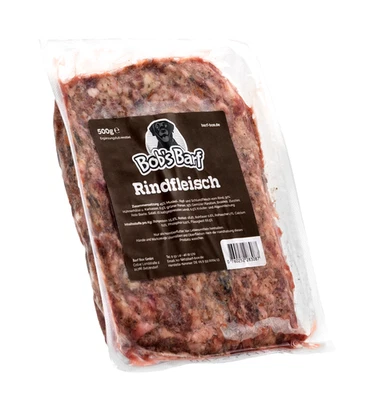 Rindfleisch Barf Komplettmenü Fertigbarf Rind Rohfutter Barffleisch 20x 500g - Bild 1 von 2