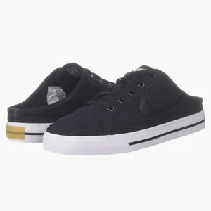 Nike Court Legacy Mule Sneaker Black DB3970 001 Womens 9 slip on shoe - Picture 1 of 11