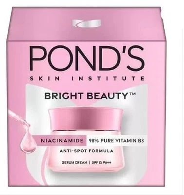 Ponds Bright Beauty Serum Crema FPS 15 PA 35 gramos Paquete de 2 j747 Foto 1 de 3