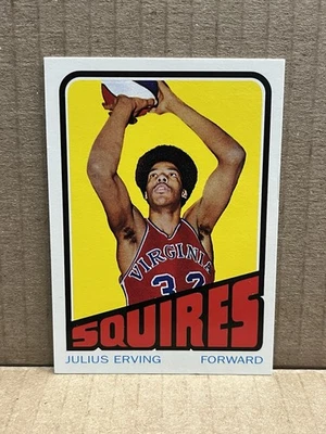 Baloncesto “1972” (1996) TOPPS #195... JULIUS ERVING... reimpresión de novato... casi nuevo... RC Foto 1 de 2