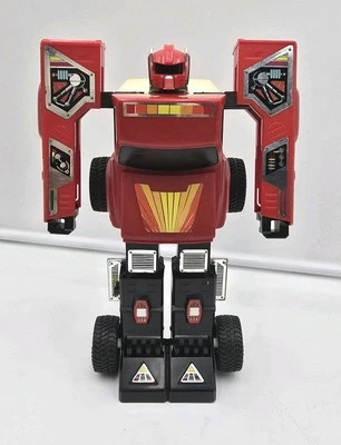 Vintage 1984 Bandai Transformer Machine Robot Toyota Truck Not Working Parts  - Image 1 of 4