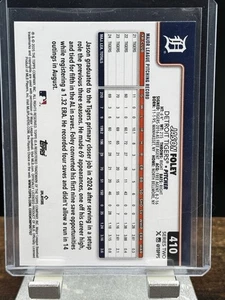 2025 Topps Serie 2 Equipo Color Border Variación Jason Foley (#410) Tigers SP - Imagen 1 de 1