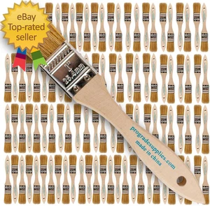 Chip Paint Brushes - 96-Pack - 1" Chip Brushes for Paints, Stains, Varnishes, Gl - Picture 1 of 1