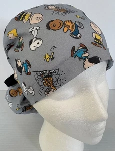 Snoopy Peanuts Medical Ponytail Pouch Surgery Scrub Cap Chef Hat - Picture 1 of 6