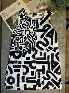 Cop Copine Avant Garde Black&White Abstract Womens Dress Size 44 - Picture 1 of 11