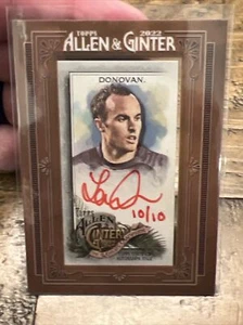 Landon Donovan 2022 Topps Allen & Ginter Framed Mini Red Ink Auto /10 #MA-LD - Picture 1 of 2