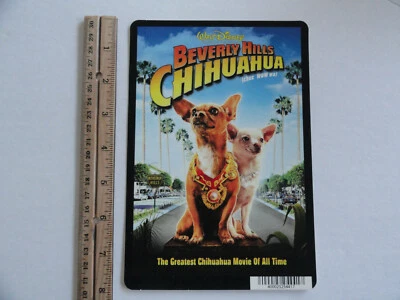 BEVERLY HILLS CHIHUAHUA - BLOCKBUSTER VIDEO BACKER CARD 5"X8" - NO MOVIE - Image 1 of 3
