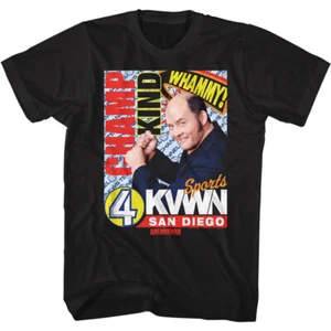 Anchorman Champ Kind Channel KVWN Sports San Diego Men's T Shirt Movie Merch - Picture 1 of 3