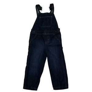 Wrangler Kid's Youth Size 3T Blue Denim Overalls 100% Cotton Pockets - Picture 1 of 8