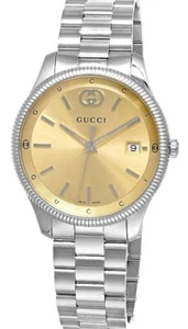 Reloj para hombre GUCCI G-Timeless cuarzo 38 mm esfera chapada en oro YA1264234 - Imagen 1 de 2