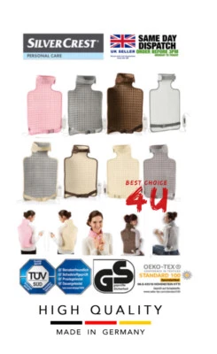 SILVERCREST Electric Heat Pad for Neck & Back Heated Pad for Soothing Warmth& Comfort Relief