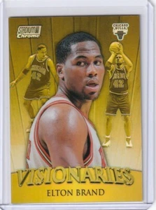 1999-00 Topps Stadium Club Chrome Visionaries Refractor Elton Brand #V8 Rookie - Picture 1 of 2