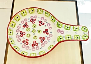 Signature Housewares Gypsy Stoneware Spoon Rest Ceramic Multicolor - Picture 1 of 7