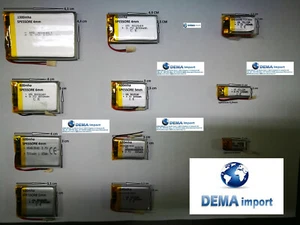 batterie a litio di polimeri varie mha 3,7 volt per dispositivi domotici - Foto 1 di 77