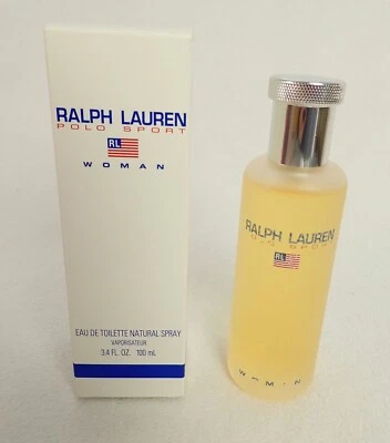 Туалетная вода-спрей для женщин Ralph Lauren Polo Sport 3,4 унции новая в коробке ретро снятая с производства - Изображение 1 из 4