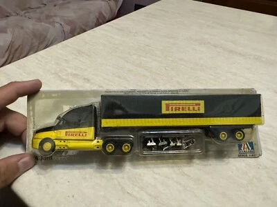 CAMION ITALERI FABBRI SCALA 1:87 PUBBLICITÀ PIRELLI NUOVO BLISTER DA COLLEZIONE - Immagine 1 di 4